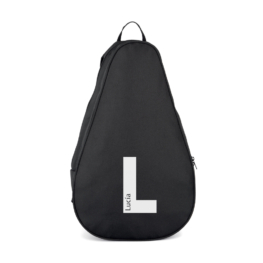 FUNDA MOCHILA PALA PÁDEL PERSONALIZADA INICIAL NOMBRE DENTRO
