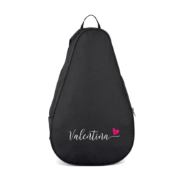 FUNDA MOCHILA PALA PÁDEL PERSONALIZADA NOMBRE CORAZÓN