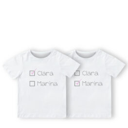 Camisetas personalizadas Tick gemelos