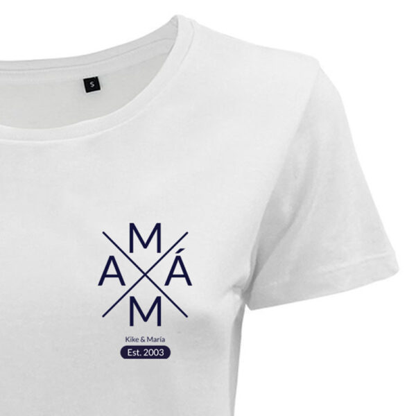 Camiseta personalizada Mamá cruz - Imagen 2