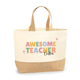 BOLSA PERSONALIZADA SANTORINI AWESOME TEACHER