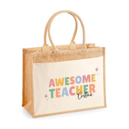 BOLSA PERSONALIZADA MÓNACO AWESOME TEACHER