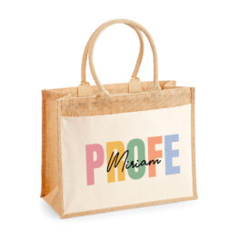 BOLSA PERSONALIZADA MÓNACO PROFE NOMBRE