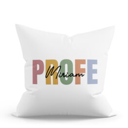 COJÍN PERSONALIZADO PROFE NOMBRE