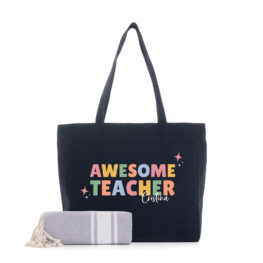 PACK PERSONALIZADO MIAMI TOALLA AWESOME TEACHER