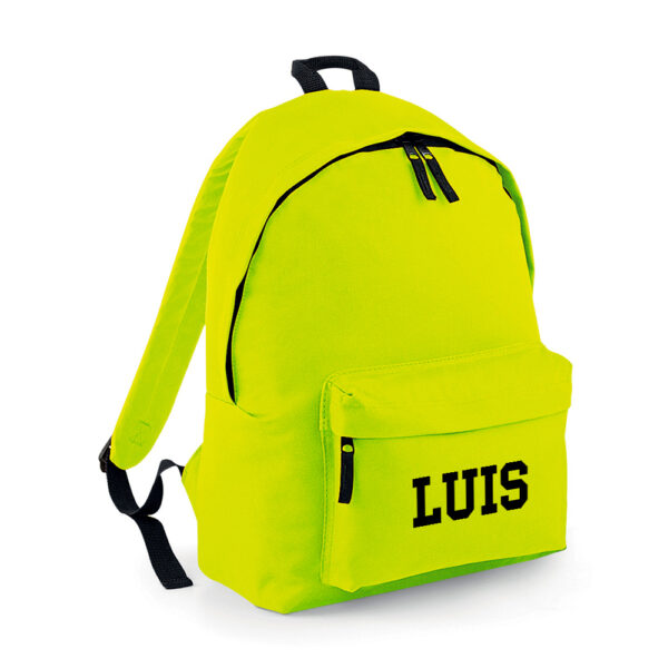 MOCHILA PERSONALIZADA CLÁSICA - NOMBRE O INICIALES - Imagen 5