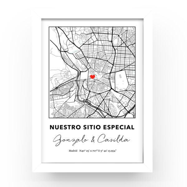 Cuadro personalizado mapa - Imagen 3