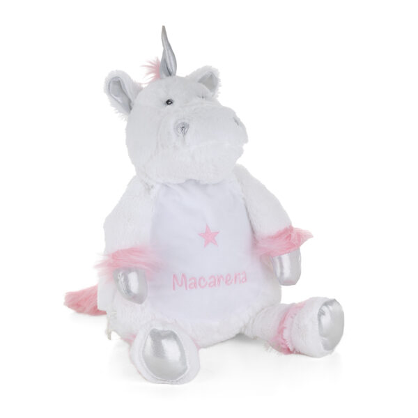 PELUCHE UNICORNIO PERSONALIZADO