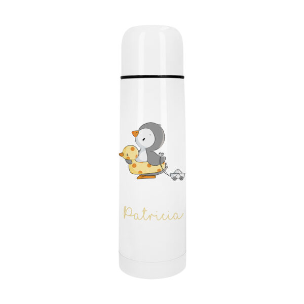 TERMO ACERO PERSONALIZADO PINGUINO FLOTADOR