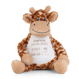 PELUCHE JIRAFA PERSONALIZADO NATALICIO