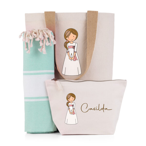 PACK PERSONALIZADO BALI NIÑA COMUNIÓN<p style="color: #3c8d89;">- ESPECIAL COMUNIÓN - </p>