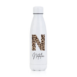 BOTELLA TERMO PERSONALIZADA PACÍFICO INICIAL LEOPARDO