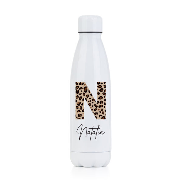 BOTELLA TERMO PERSONALIZADA PACÍFICO INICIAL LEOPARDO