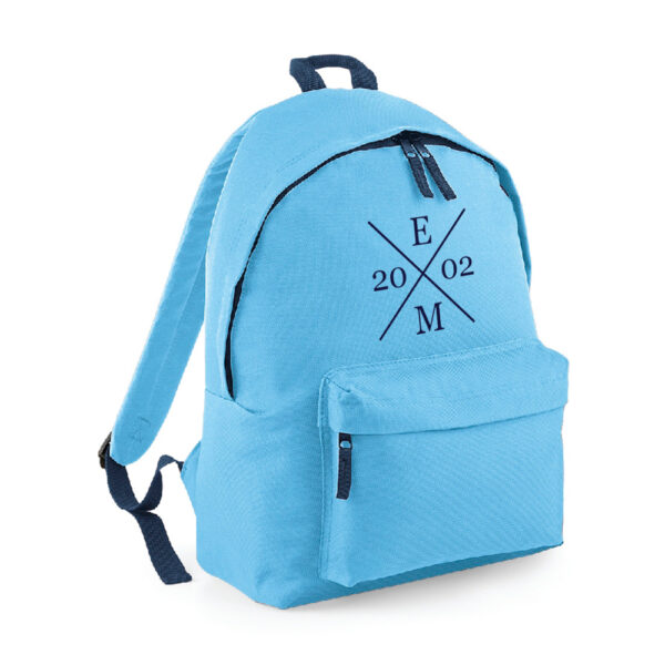 MOCHILA PERSONALIZADA CLÁSICA - INICIALES CRUZ - Imagen 15