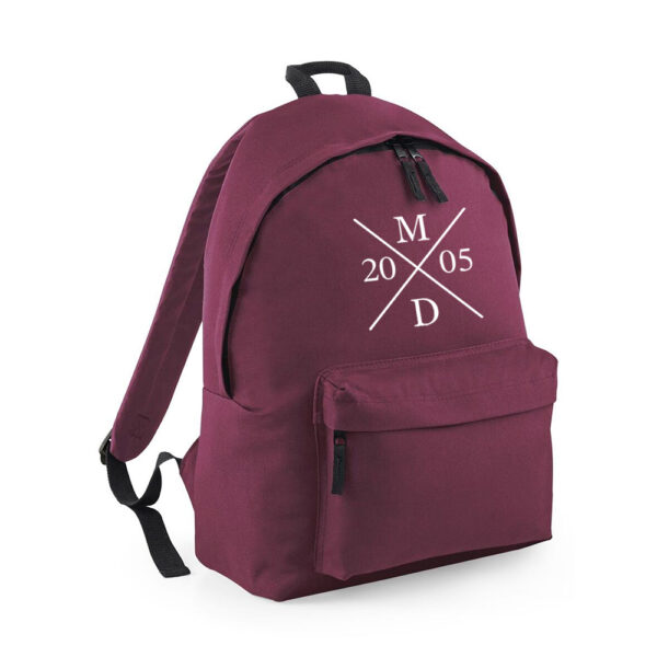 MOCHILA PERSONALIZADA CLÁSICA - INICIALES CRUZ - Imagen 13