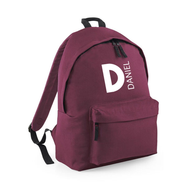 MOCHILA PERSONALIZADA CLÁSICA - INICIAL NOMBRE AL LADO - Imagen 13