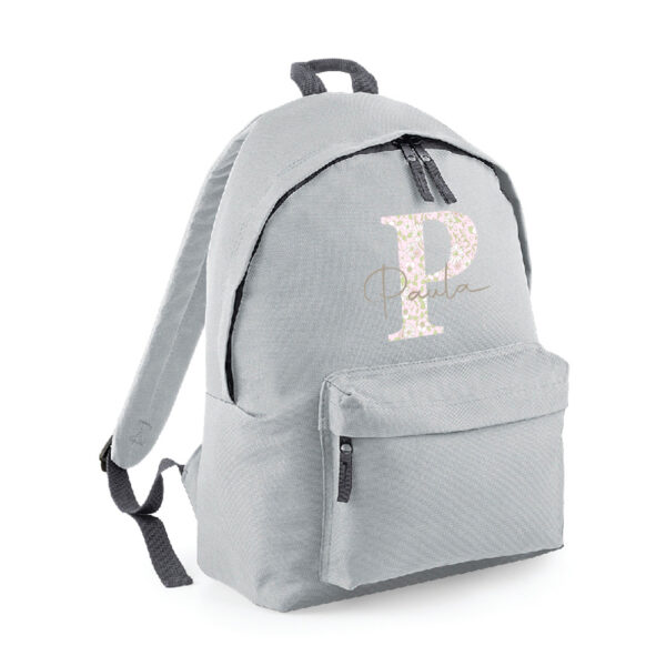 MOCHILA PERSONALIZADA CLÁSICA - INICIAL NOMBRE ENCIMA LIBERTY - Imagen 9