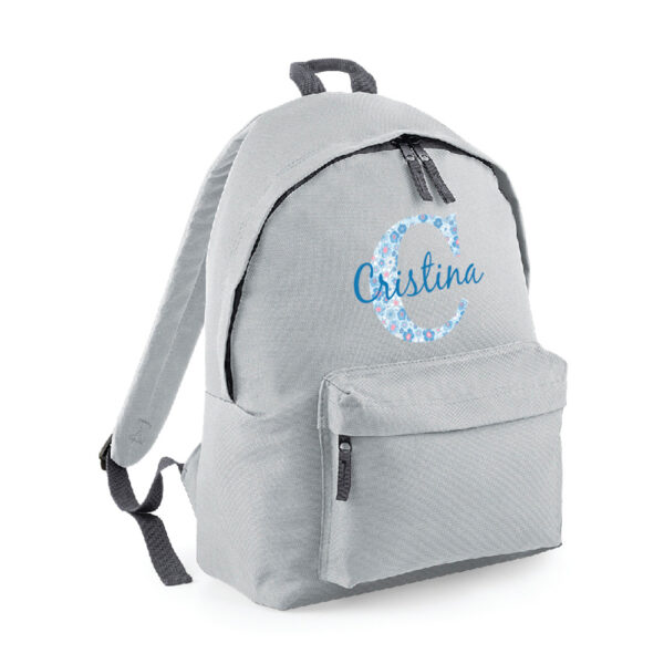 MOCHILA PERSONALIZADA CLÁSICA - INICIAL NOMBRE ENCIMA LIBERTY - Imagen 14