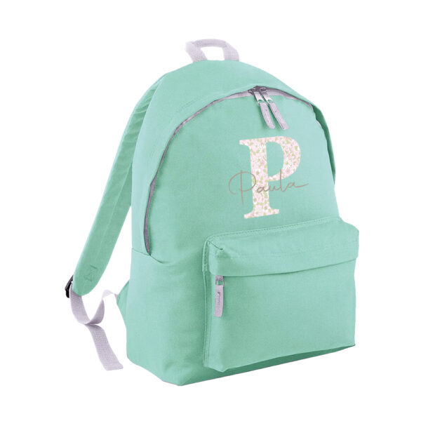 MOCHILA PERSONALIZADA CLÁSICA - INICIAL NOMBRE ENCIMA LIBERTY - Imagen 10