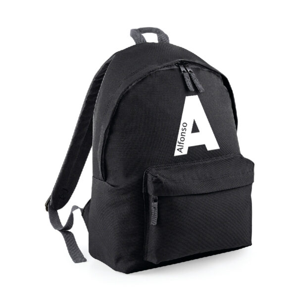 MOCHILA PERSONALIZADA CLÁSICA - INICIAL NOMBRE DENTRO - Imagen 9