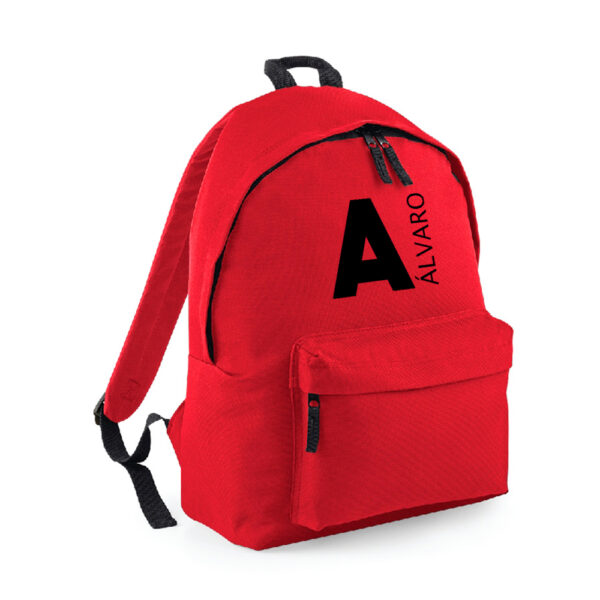 MOCHILA PERSONALIZADA CLÁSICA - INICIAL NOMBRE AL LADO - Imagen 8