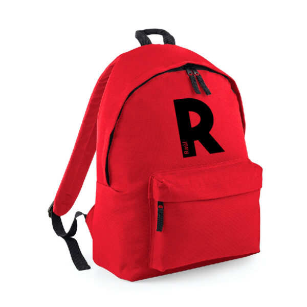 MOCHILA PERSONALIZADA CLÁSICA - INICIAL NOMBRE DENTRO - Imagen 8