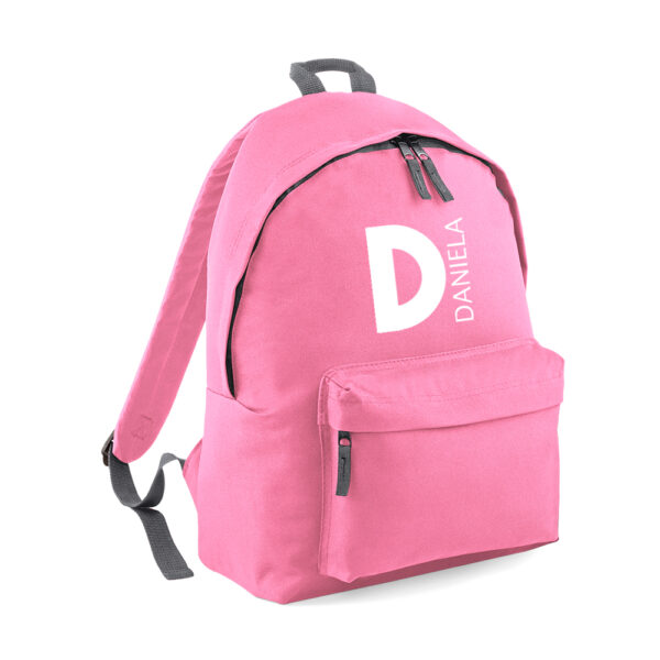 MOCHILA PERSONALIZADA CLÁSICA - INICIAL NOMBRE AL LADO - Imagen 6