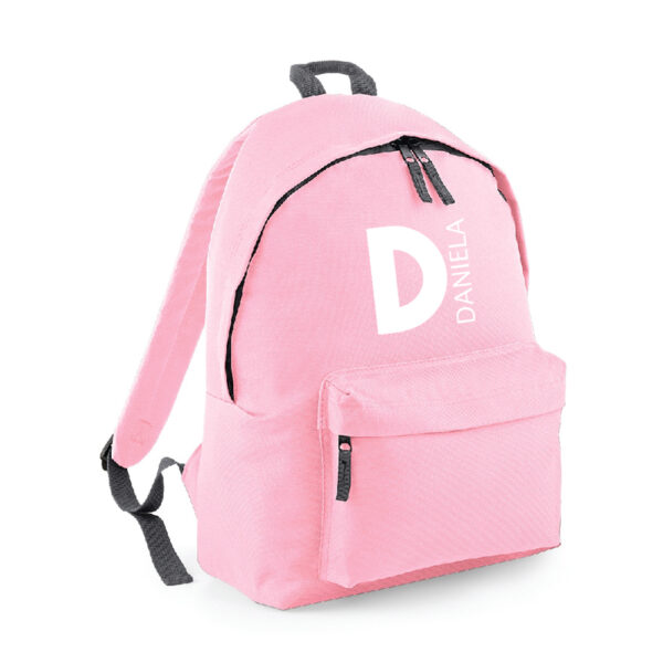 MOCHILA PERSONALIZADA CLÁSICA - INICIAL NOMBRE AL LADO - Imagen 7