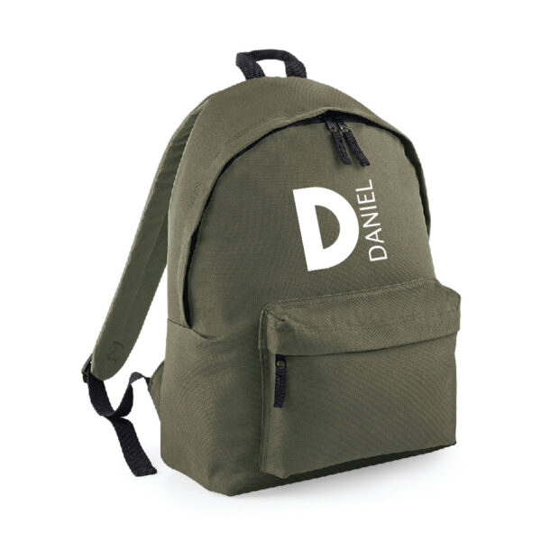 MOCHILA PERSONALIZADA CLÁSICA - INICIAL NOMBRE AL LADO - Imagen 5