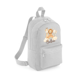 MOCHILA MINI PERSONALIZADA - ANIMALITOS ARCOIRIS ESTRELLAS