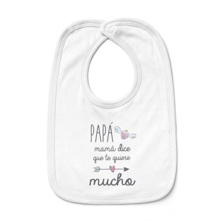 Babero-bebe-personalizado-quiere-mucho