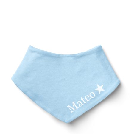 Babero-personalizado-bandana-azul-estrella