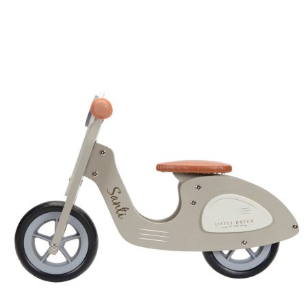 Bici-scooter-sin-pedales-personalizada-gris nombre