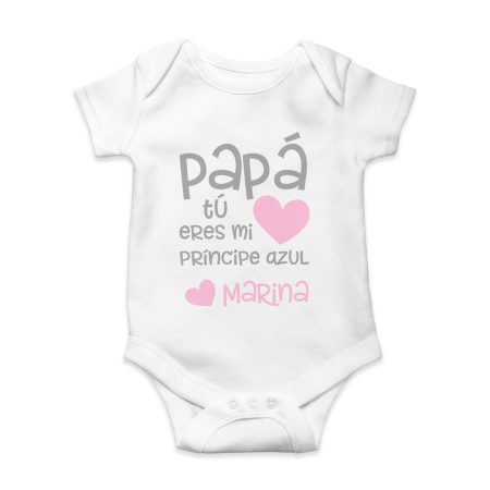 Body-bebe-personalizado-Papa-principe-rosa