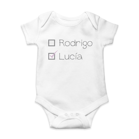 Bodie de bebé personalizado - Regalos personalizados bebé