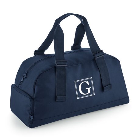 Bolsa-deporte-personalizada-Vermont-azul-marino-inicial-doble-cuadrado