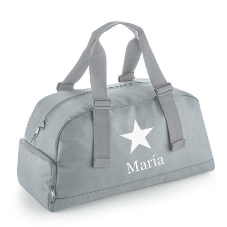 Bolsa-deporte-personalizada-Vermont-gris-estrella-nombre