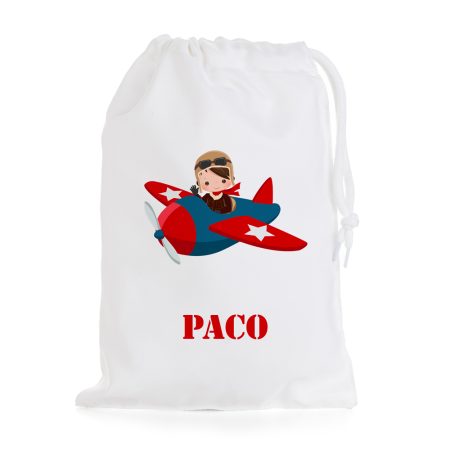 Bolsa-merienda-personalizada-aviador-castano