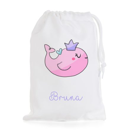 Bolsa-merienda-personalizada-ballena-corona-lila