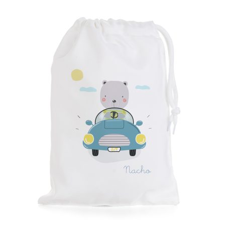 Bolsa-merienda-personalizada-osito-coche