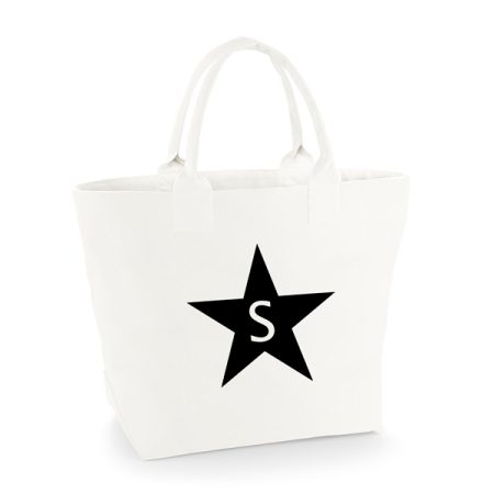 Bolsa-personalizada-Creta-blanco-inicial-estrella