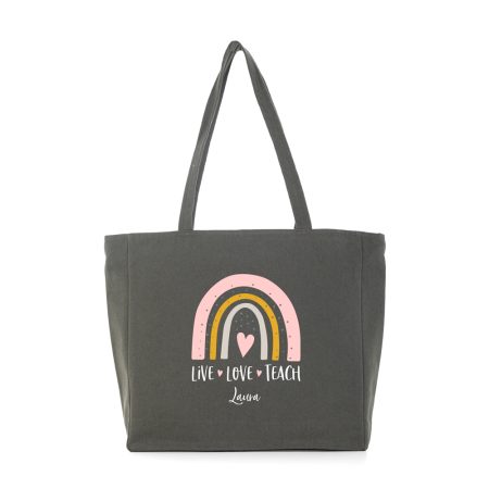 Bolsa-personalizada-Miami-verde-kaki-arcoiris-teach