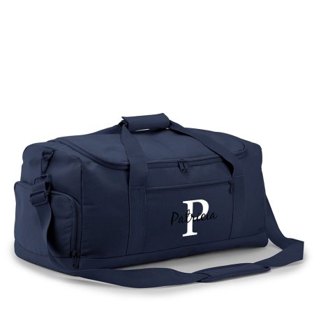 Bolsa-personalizada-Princeton-azul-marino-inicial-nombre-encima