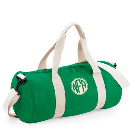 Bolsa-personalizada-barril-verde-inicial-doble-circulo