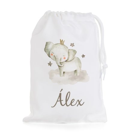 Bolsa-personalizada-merienda-animalitos-safari-corona-elefante