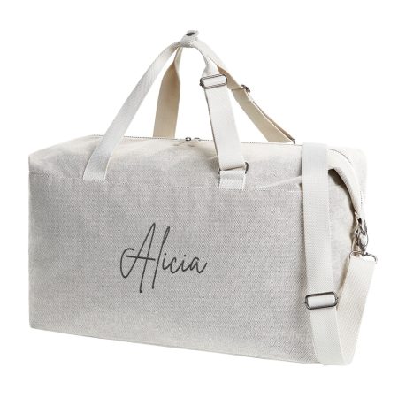 Bolsa-viaje-personalizada-Alaska-natural-bordada-firma