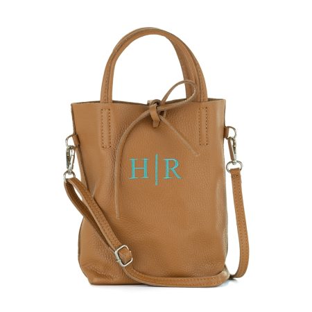 Bolso-piel-personalizado-Sagara-mini-camel-bordado