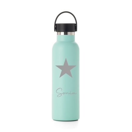 Botella-termo-personalizada-lux-mint-estrella-nombre