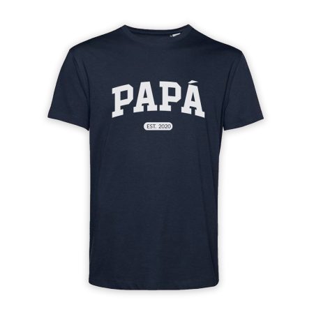 Camiseta-personalizada-azul-marino-Papa