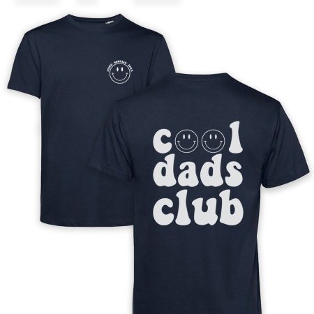 Camiseta-personalizada-azul-marino-cool-dads-club-smiley